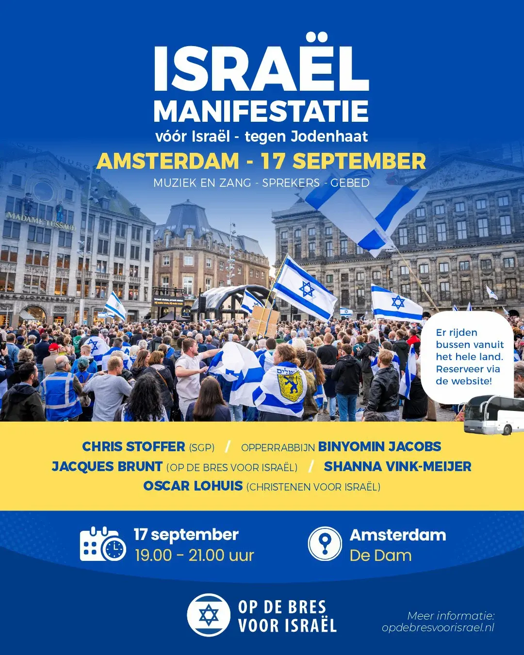 OP DE BRES
VOOR ISRAËL